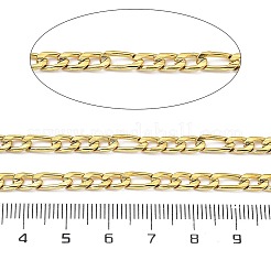 Ion Plating(IP) 304 Stainless Steel Figaro Chains&nbsp;CHS-L019-08G