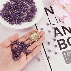Natural Amethyst Beads Strands&nbsp;G-OC0001-63-6mm