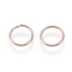 304 Stainless Steel Open Jump Rings&nbsp;STAS-O098-02RG-07
