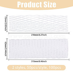 100Pcs 2 Styles Plastic & Foam Shock-absorbing and Anti-friction Protective Sleeve&nbsp;FIND-CA0011-16