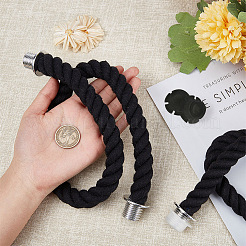Practical Twisted Cotton Rope Bag Handle&nbsp;FIND-WH0116-34B