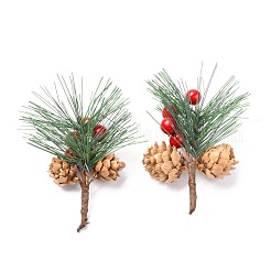 Plastic Artificial Winter Christmas Simulation Pine Picks Decor&nbsp;DIY-P018-H01