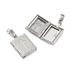Brass Locket Pendants&nbsp;KK-D221-01P