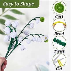 DIY Chenille Stem Tinsel Garland Craft Kits&nbsp;DIY-SC0033-14C