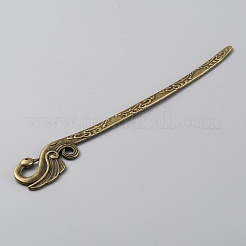 Alloy Swan Hair Sticks&nbsp;MRMJ-WH0077-101C