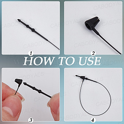 2000Pcs Plastic Hang Tag Chains&nbsp;FIND-CY0001-73