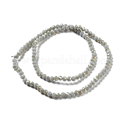 Electroplate Opaque Glass Beads Strands&nbsp;EGLA-A034-P4mm-H01