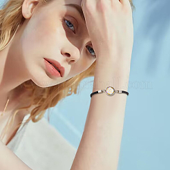 10Pcs Milan Cord & 304 Stainless Steel Bracelets Making&nbsp;MAK-BBC0001-18