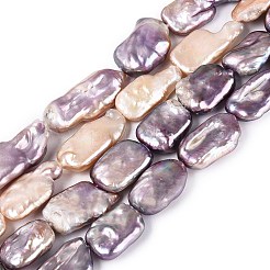 Natural Baroque Keshi Pearl Beads Strands&nbsp;PEAR-S020-D13