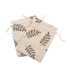 Polycotton(Polyester Cotton) Packing Pouches Drawstring Bags&nbsp;ABAG-T004-10x14-16