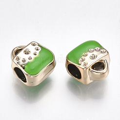 UV Plating Acrylic European Beads&nbsp;OACR-T005-100KC