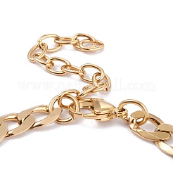 PVD Vacuum Plating 304 Stainless Steel Figaro Chain Anklets&nbsp;AJEW-I295-02G