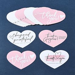 4 Bags 4 Styles Coated Paper Thank You Greeting Card&nbsp;DIY-FS0007-88