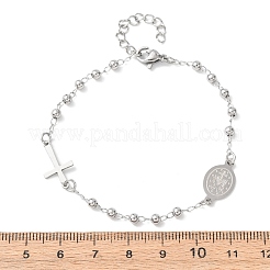 Religion 304 Stainless Steel Link Bracelets&nbsp;BJEW-F524-05B-P