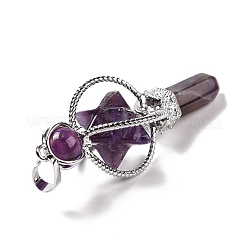 Natural Amethyst Big Pendants&nbsp;G-I322-07P-05