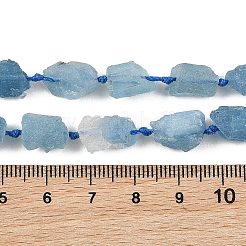 Raw Rough Natural Aquamarine Beads Strands&nbsp;G-D101-A05-02