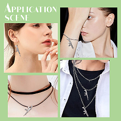 30Pcs 3 Style Tibetan Style Alloy Pendants&nbsp;TIBEP-SC0002-18