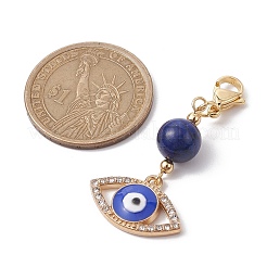 Evil Eye Alloy Enamel Pendant Decorations&nbsp;HJEW-JM01731