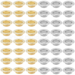 200Pcs 2 Colors Iron Grommet Eyelet Findings&nbsp;IFIN-GF0001-59D