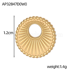 304 Stainless Steel Charms&nbsp;X-STAS-OY009-62G