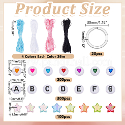 DIY Star Keychain Making Kits&nbsp;DIY-AR0005-14