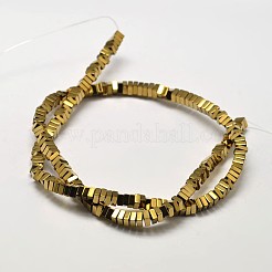Electroplate Non-magnetic Synthetic Hematite Beads Strands&nbsp;G-I175-04