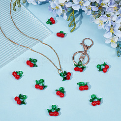 40Pcs Handmade Lampwork Pendants&nbsp;LAMP-ME0001-22