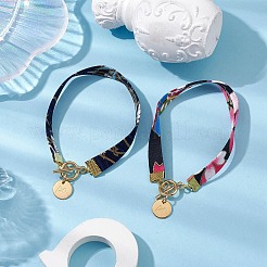 Ethnic Style Polyester Ribbons Bracelets&nbsp;BJEW-JB10495