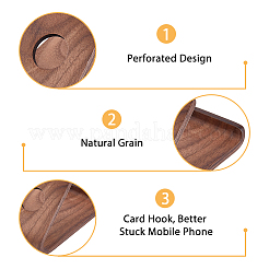 Wood Mobile Phone Holders&nbsp;DJEW-WH0039-26