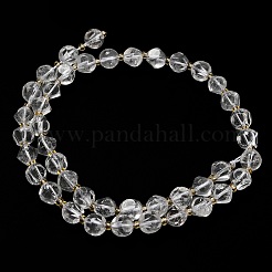 Natural Quartz Crystal Beads Strands&nbsp;G-K387-A16-02