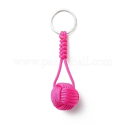 Braided Ball Rope Polyester Keychains&nbsp;KEYC-JKC00422