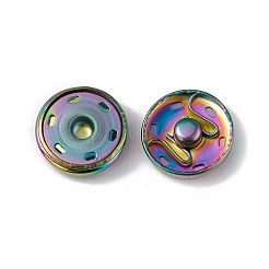 Ion Plating(IP) 202 Stainless Steel Snap Buttons&nbsp;BUTT-I017-01E-MC