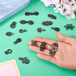 16 Pairs 8 Style Alloy Adjustable Jean Button Pins&nbsp;DIY-TA0013-01B