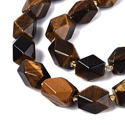 Natural Tiger Eye Beads Strands&nbsp;G-Q608-11F