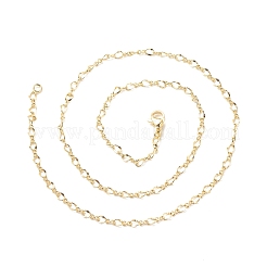 Brass Figaro Chains Necklace for Women&nbsp;NJEW-P265-02B-G
