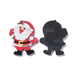 Christmas Style Printed Acrylic Cabochons&nbsp;LS-MACR-O045-01B