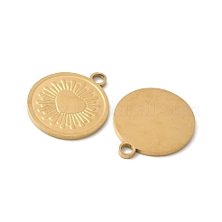 304 Stainless Steel Pendants&nbsp;STAS-V015-35G