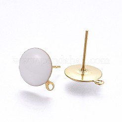 Ion Plating(IP) 304 Stainless Steel Stud Earring Findings&nbsp;X-STAS-P203-A06-02