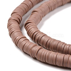 Handmade Polymer Clay Beads Strands&nbsp;CLAY-R089-6mm-Q145