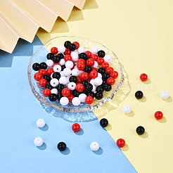 30G 3 Colors Opaque Acrylic Beads&nbsp;MACR-YW0003-44A