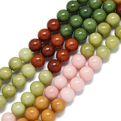 Natural Malaysia Jade Beads Strands&nbsp;G-B165-C07-10mm