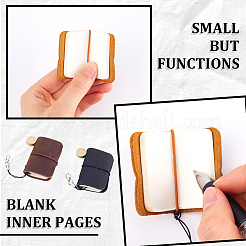4Pcs 4 Colors Leather Notebook&nbsp;AJEW-CP0008-50