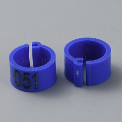 Plastic Poultry Leg Identification Bands&nbsp;AJEW-WH0415-99F