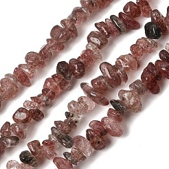 Natural Strawberry Quartz Beads Strands&nbsp;GG-CBAC13F-B05-01