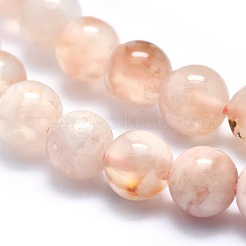 Natural Cherry Blossom Agate Beads Strands&nbsp;X-G-I213-23-6mm