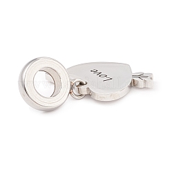 304 Stainless Steel European Dangle Charms&nbsp;STAS-I192-32