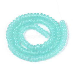 Imitation Jade Glass Beads Strands&nbsp;X-GLAA-T025-6mm-06B