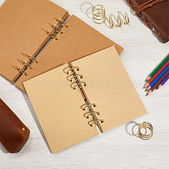3-Ring Iron Loose Leaf Book Binder Hinged Rings&nbsp;AJEW-CP0009-48B