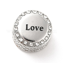 304 Stainless Steel European Beads&nbsp;STAS-D180-06P