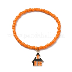 5Pcs 5 Style Glass Seed Beaded Stretch Bracelets Set&nbsp;BJEW-TA00275